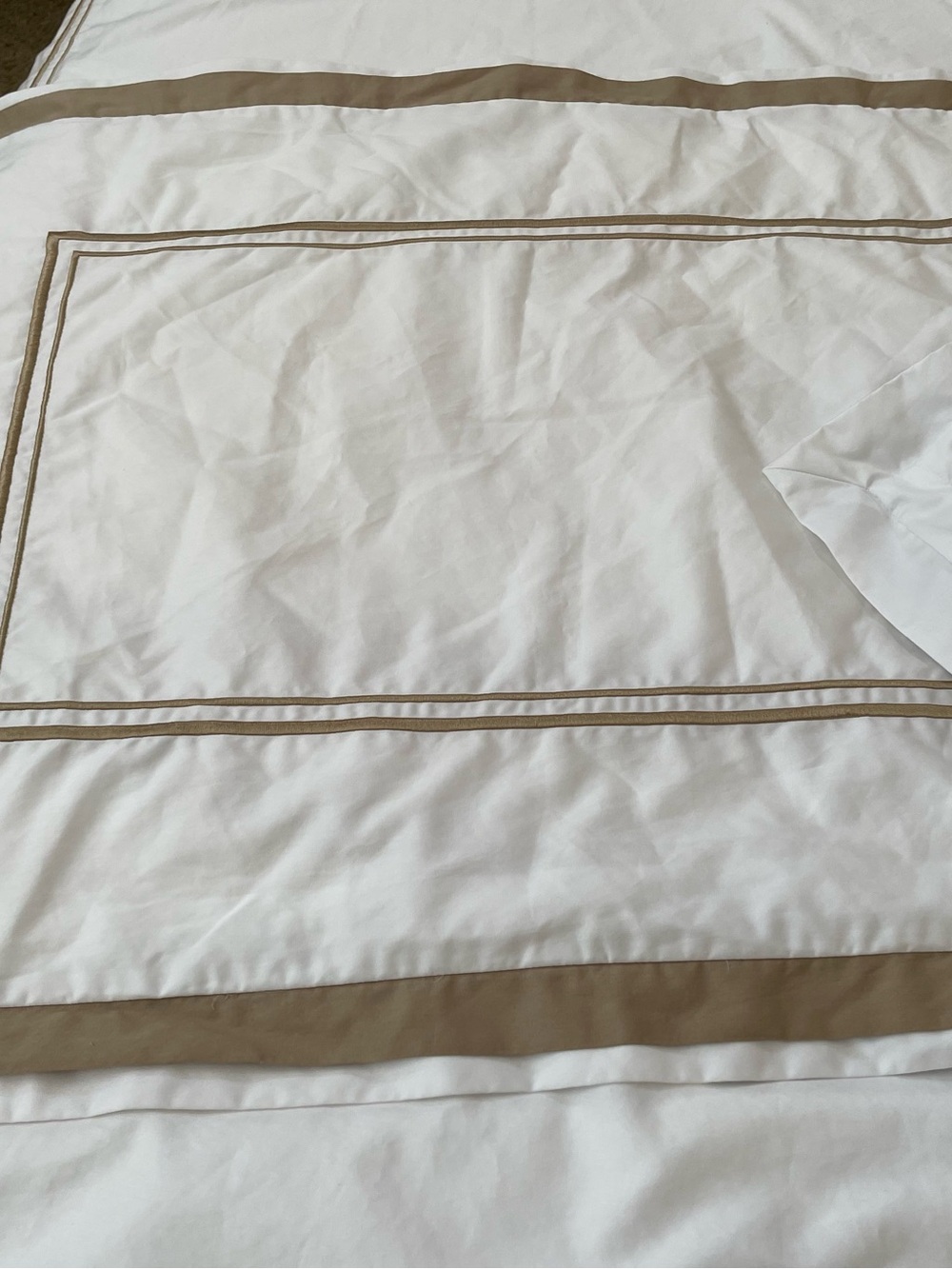 Hotel Collection 3 Pc Egyptian Cotton King Duvet & Standard Shams - Picture 13 of 16